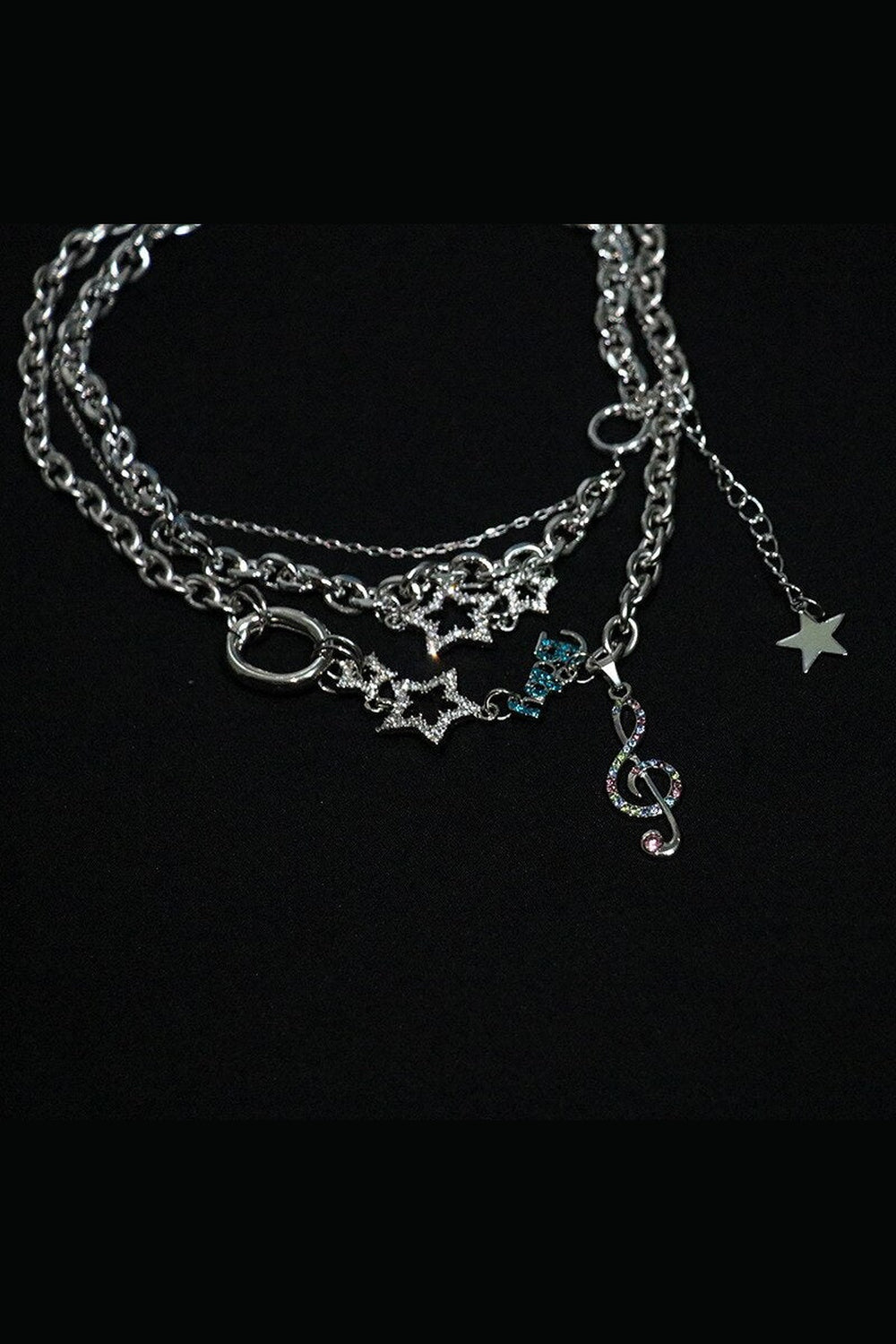 Y2k Aesthetic Shiny Star Necklace