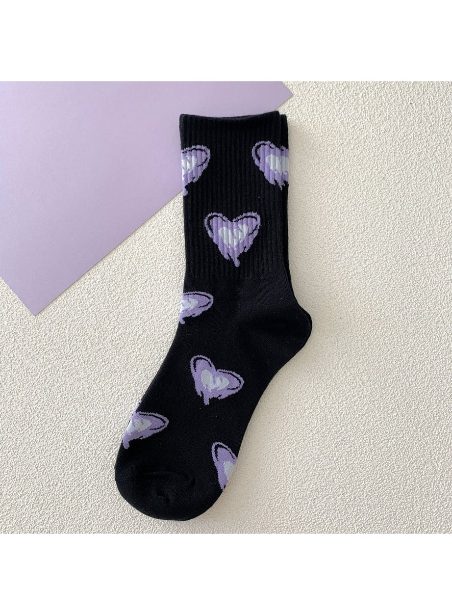 Y2k Aesthetic Striped Tube Socks