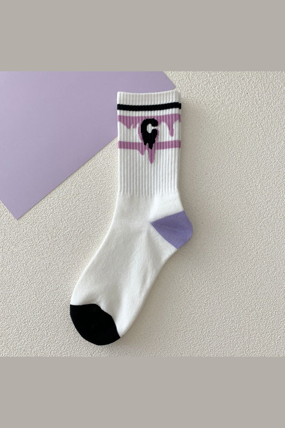 Y2k Aesthetic Striped Tube Socks