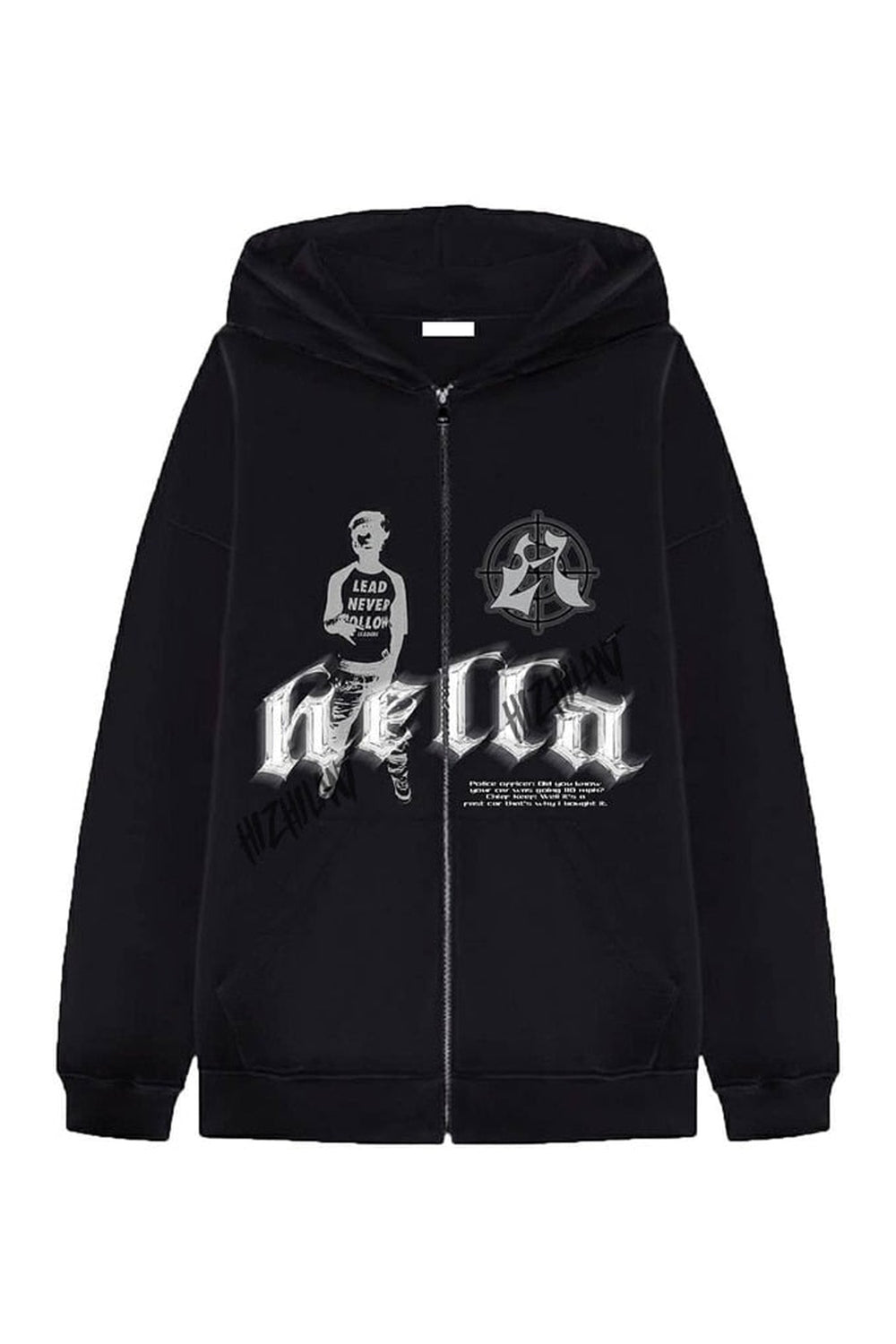 Y2k Aesthetic Zip-up Sweatshirt