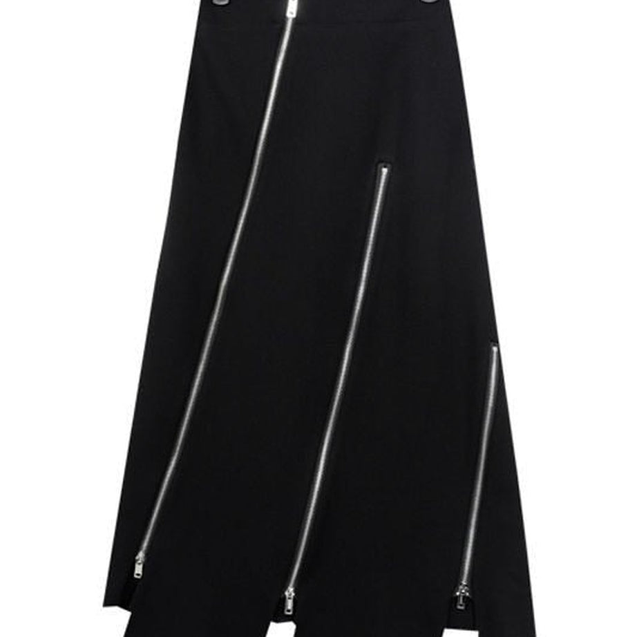 Y2k Asymmetric maxi skirt