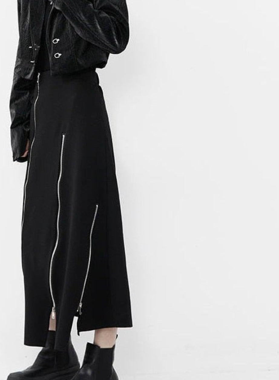 Y2k Asymmetric maxi skirt