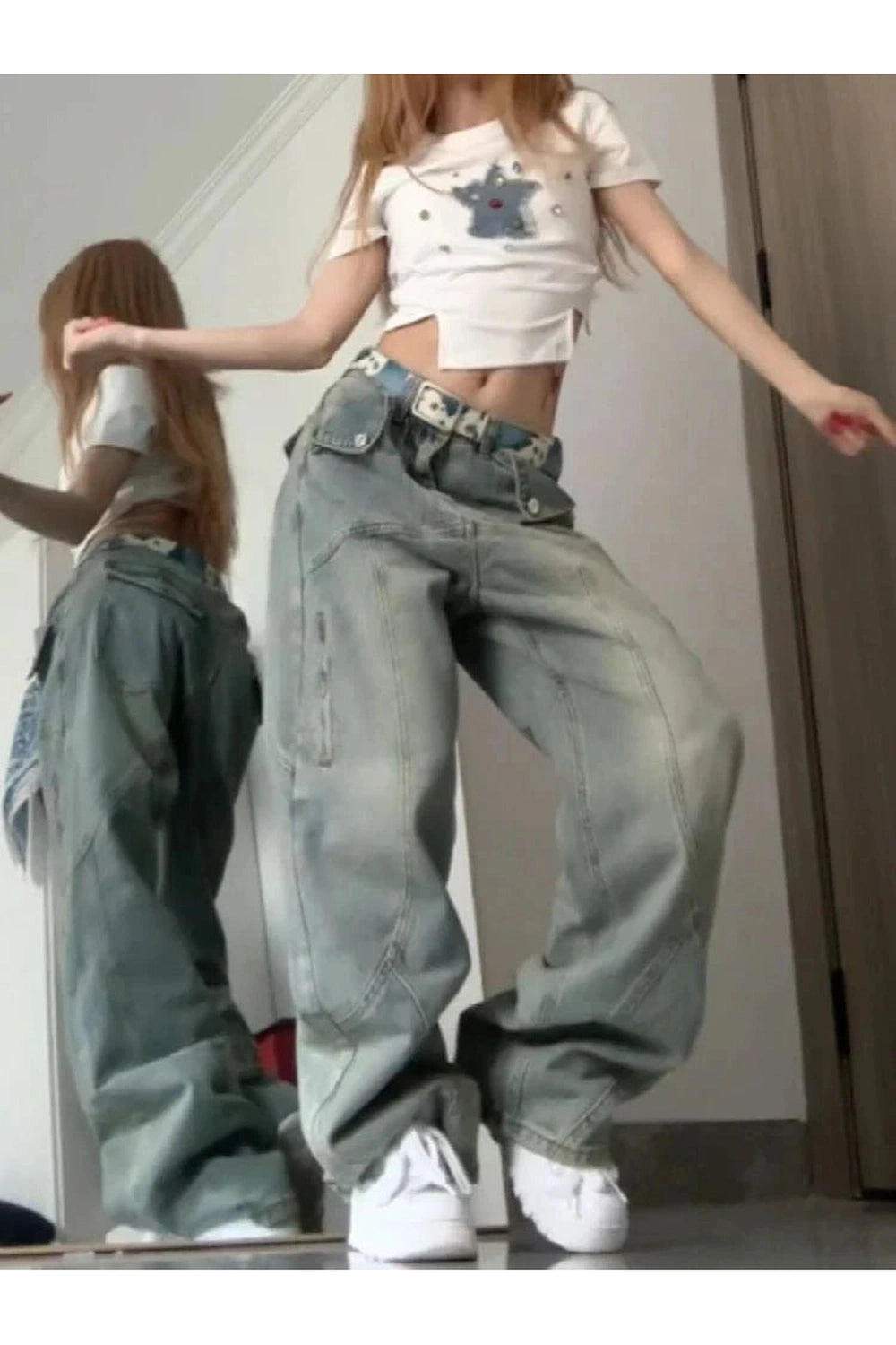 Y2k Baggy Street Wide Leg Jeans