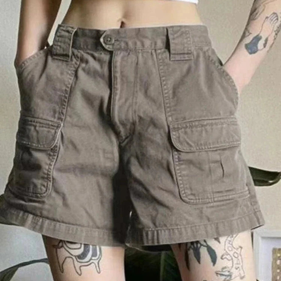 Y2k Cargo Denim Shorts