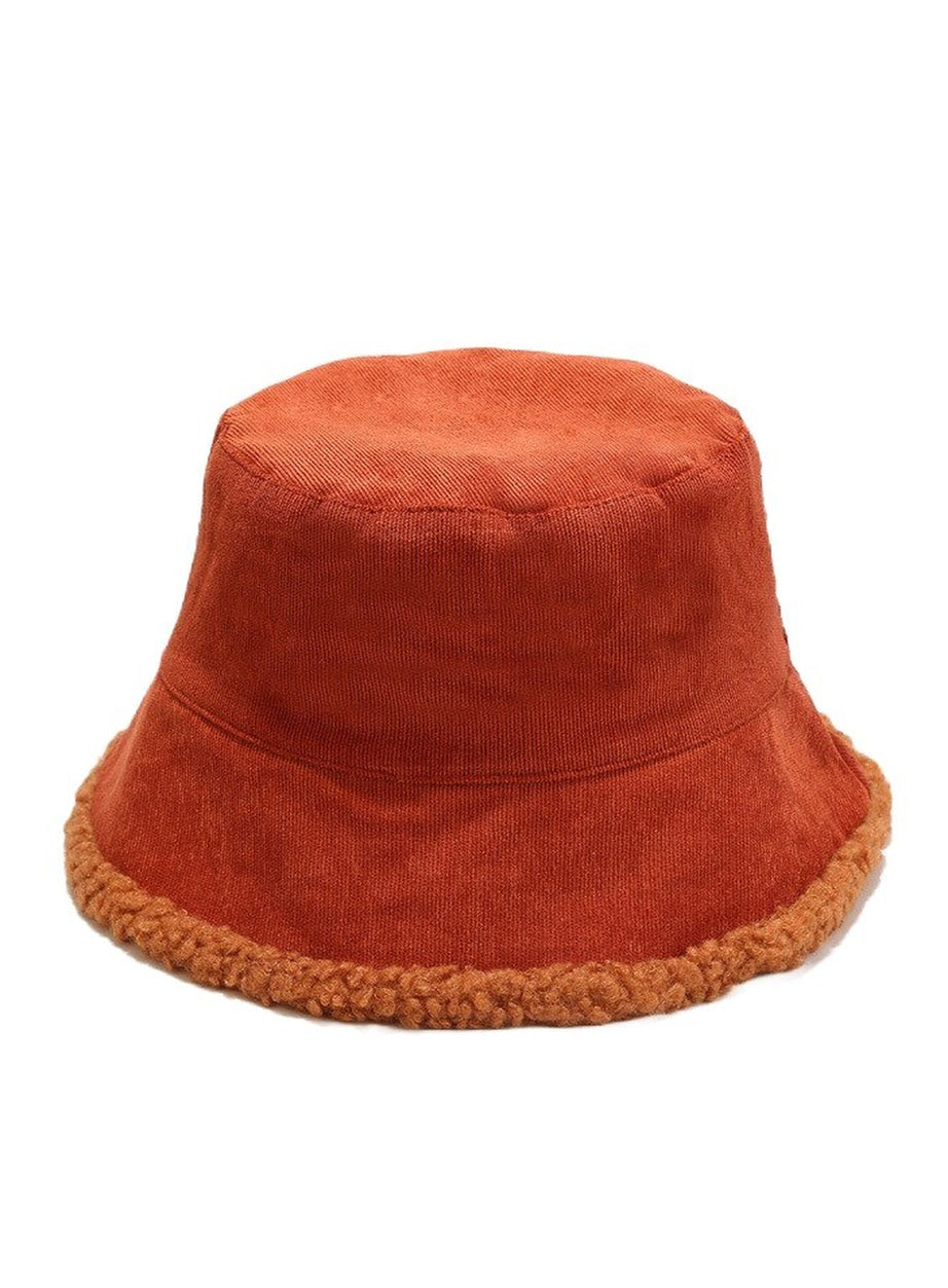 Y2k Faux Fur Bucket Hat