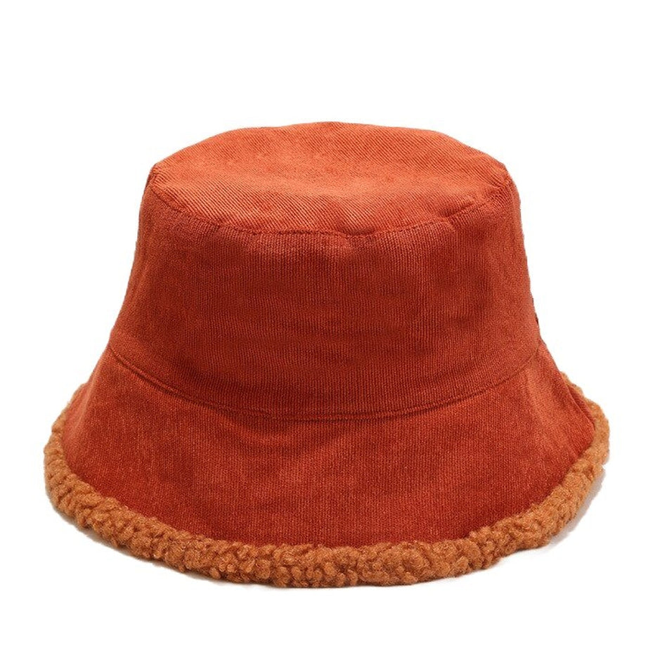 Y2k Faux Fur Bucket Hat