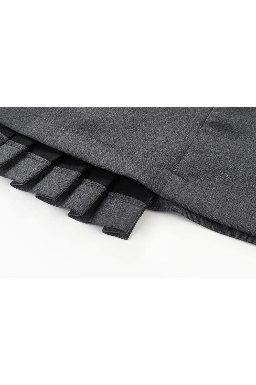 Y2k Acubi Pleated Mini Skirt