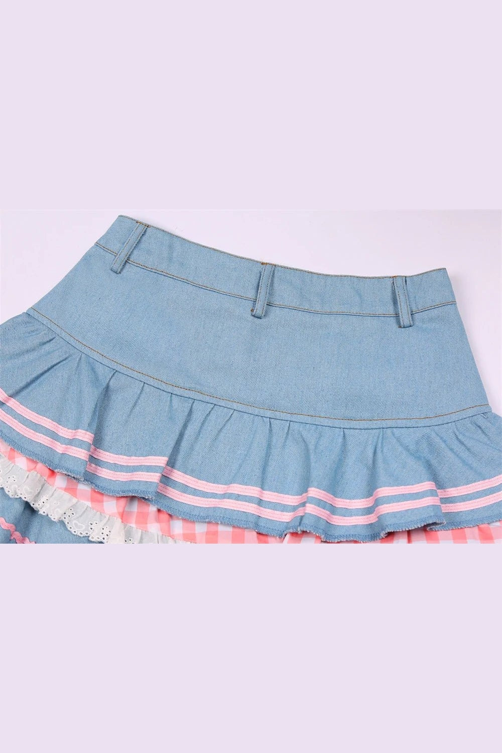 Y2k Kawaii Denim Mini Skirt