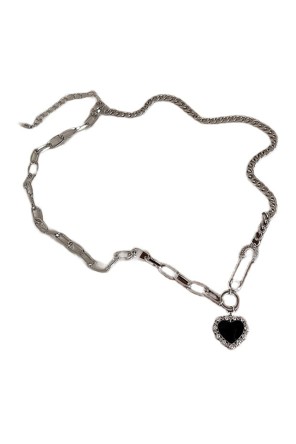 Y2k Peach Heart Necklace