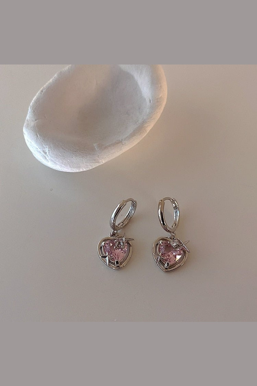 Y2k Peach Heart Necklace