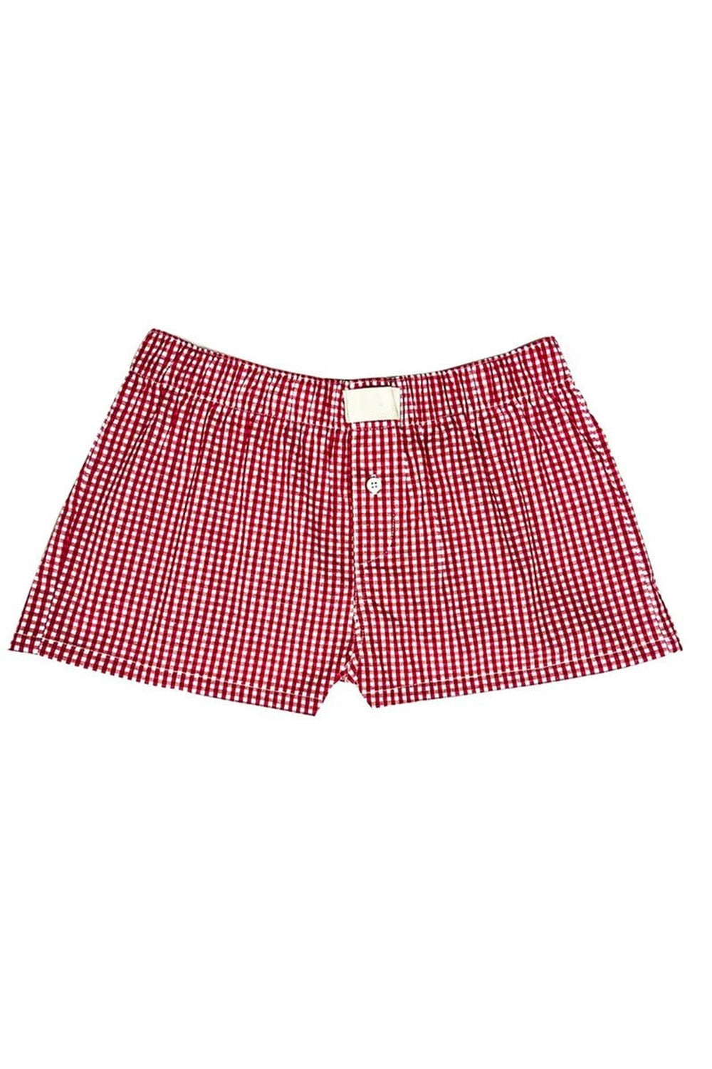 Y2k Plaid Pajama Shorts