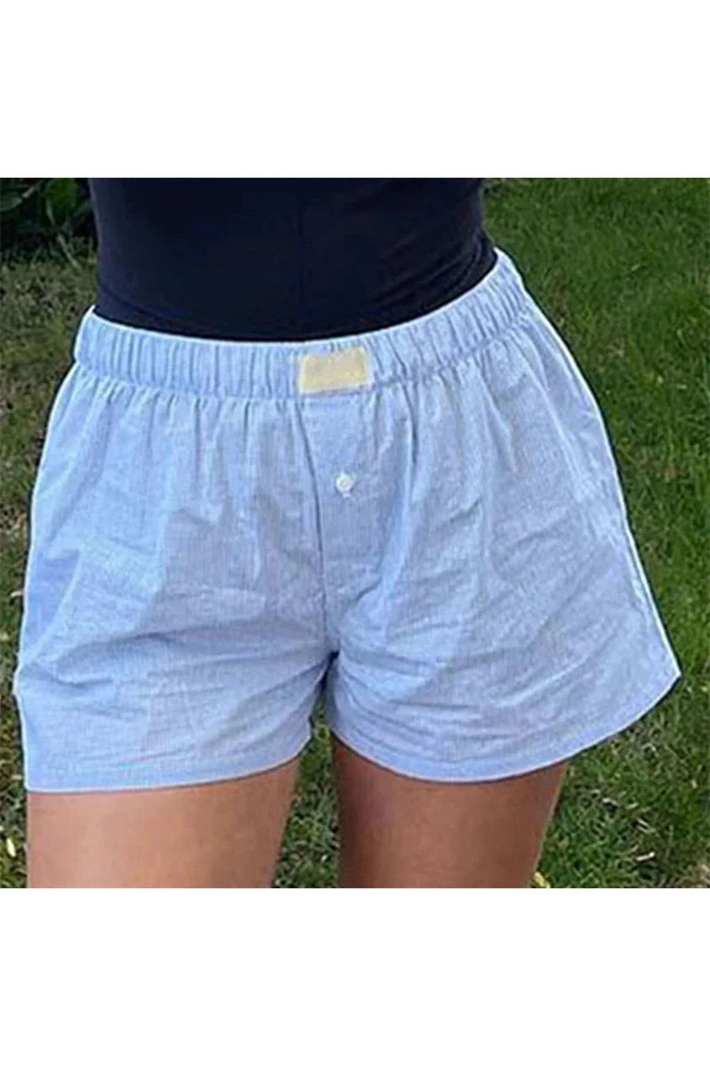 Y2k Plaid Pajama Shorts