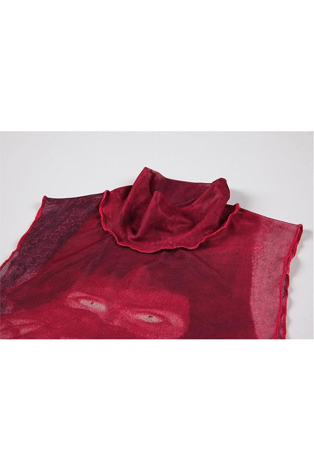 Y2k Red Sleeveless Top
