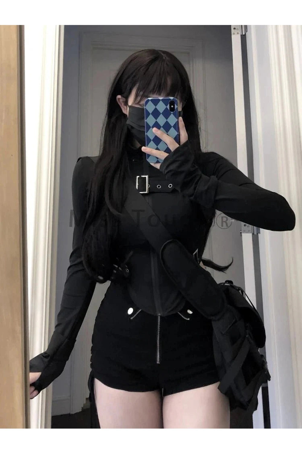 Y2k Sexy Gothic Two-Piece Set