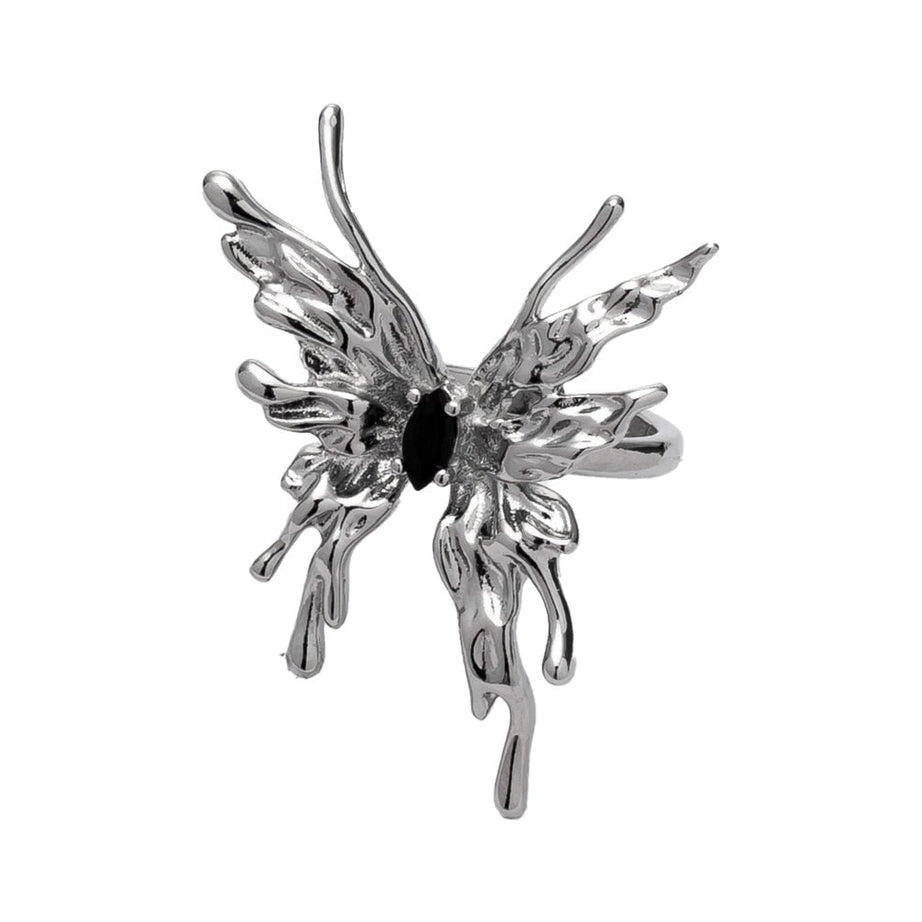 Y2k Shape Butterfly Rings