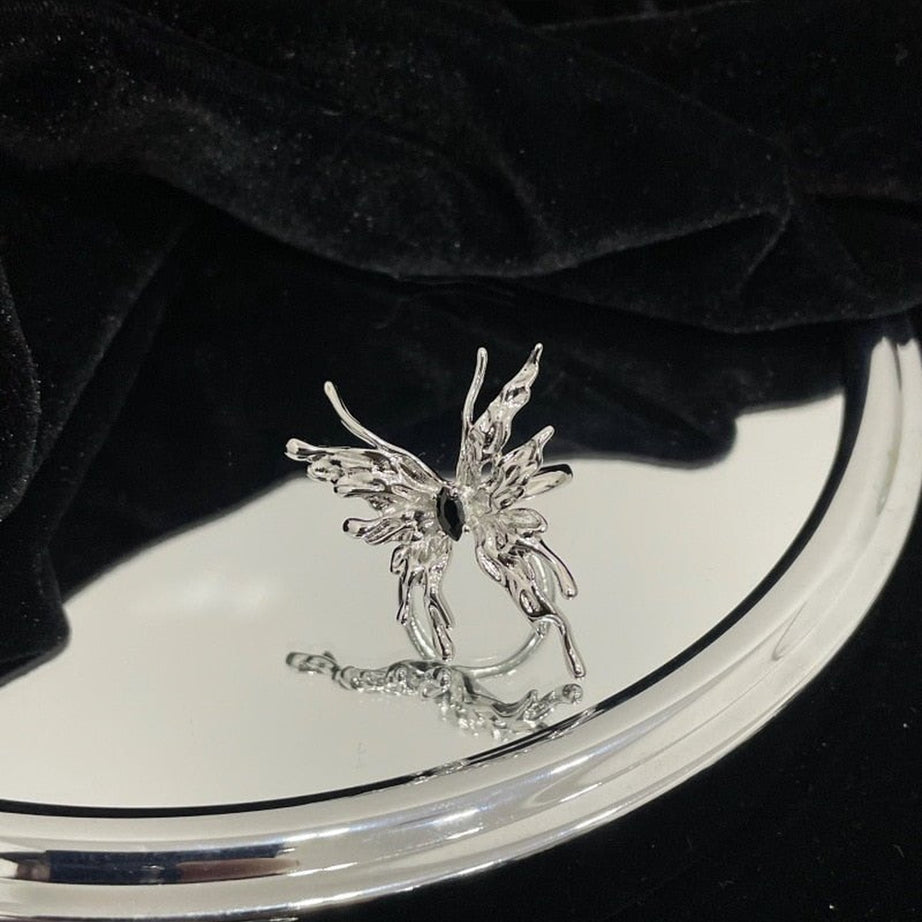 Y2k Shape Butterfly Rings