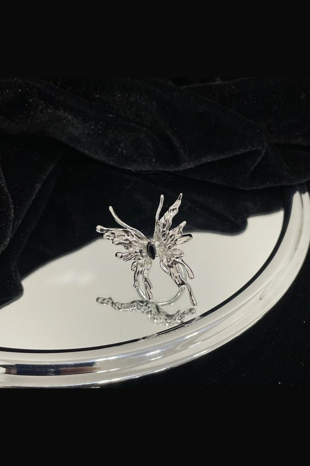 Y2k Shape Butterfly Rings