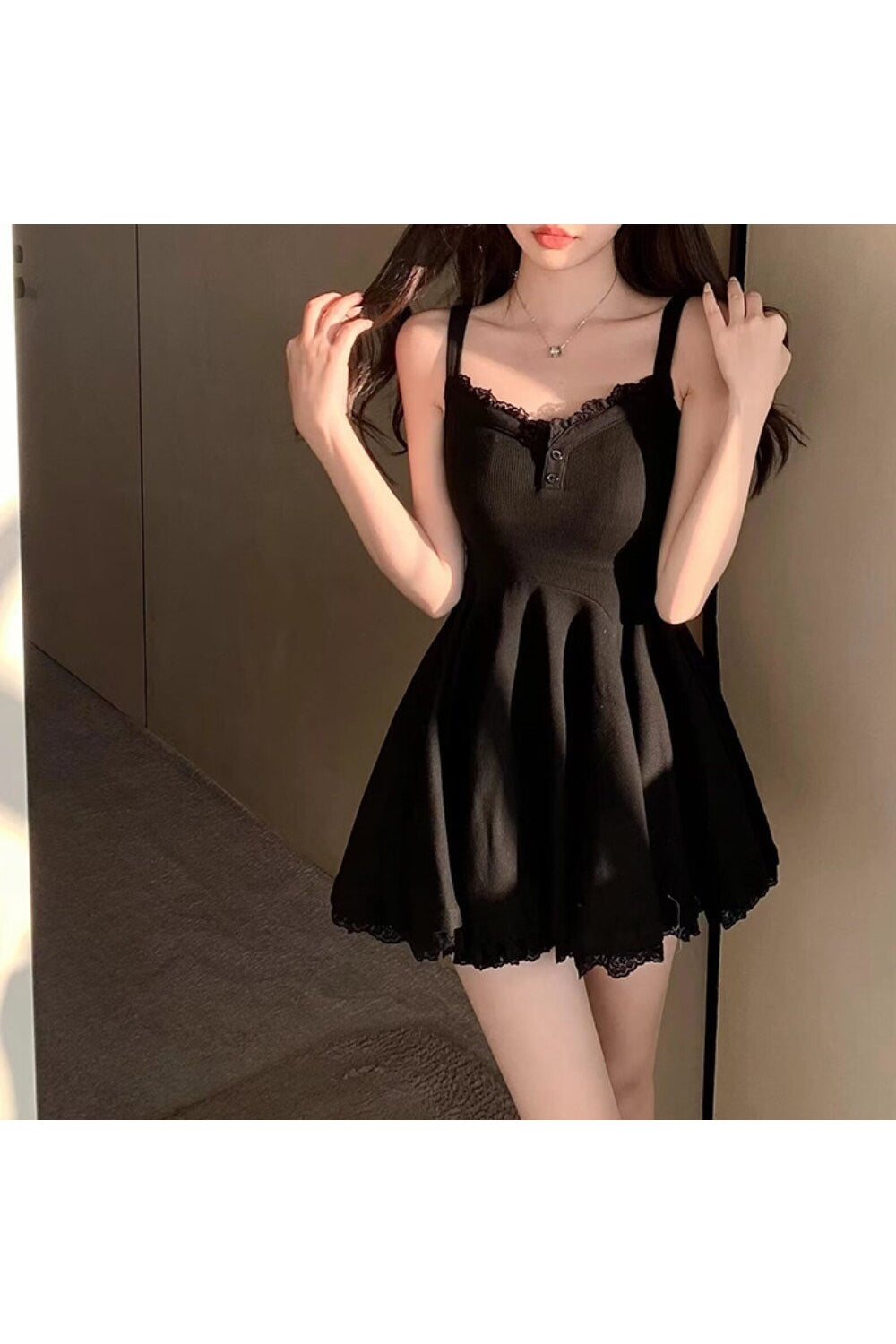 Y2k Spaghetti Strap A-line Sundress