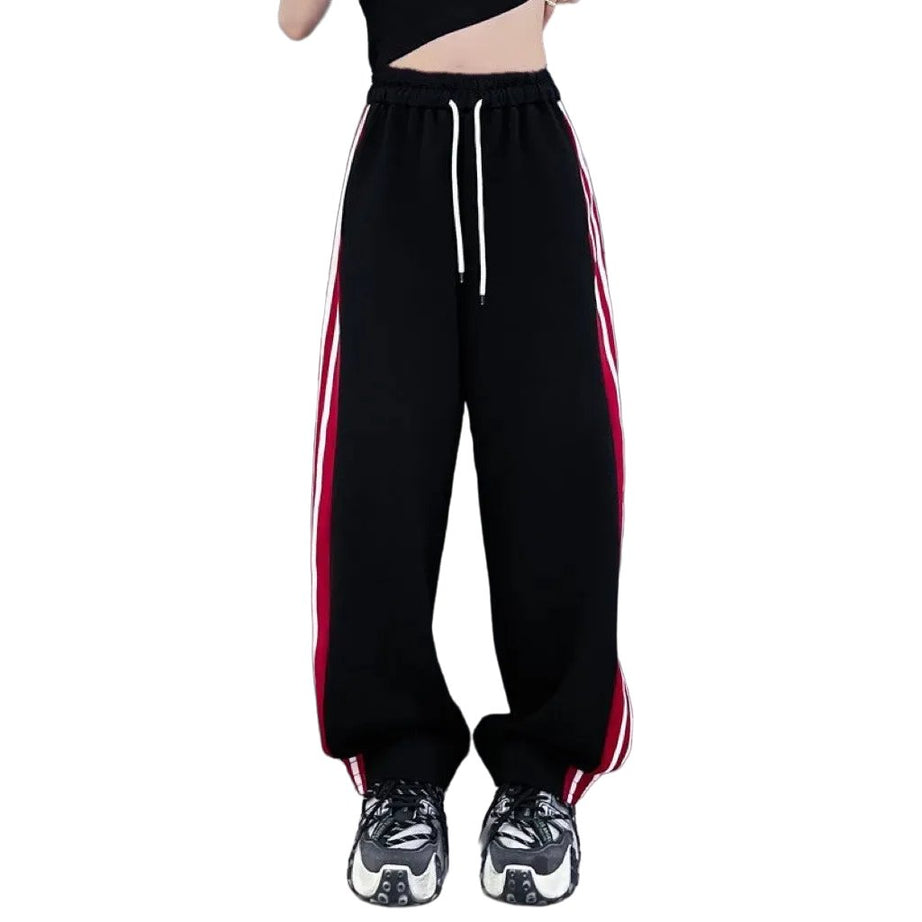 Y2k Striped Baggy Joggers