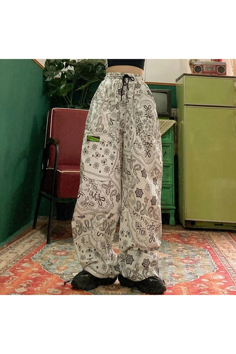 Y2k Teens Oversized Pants