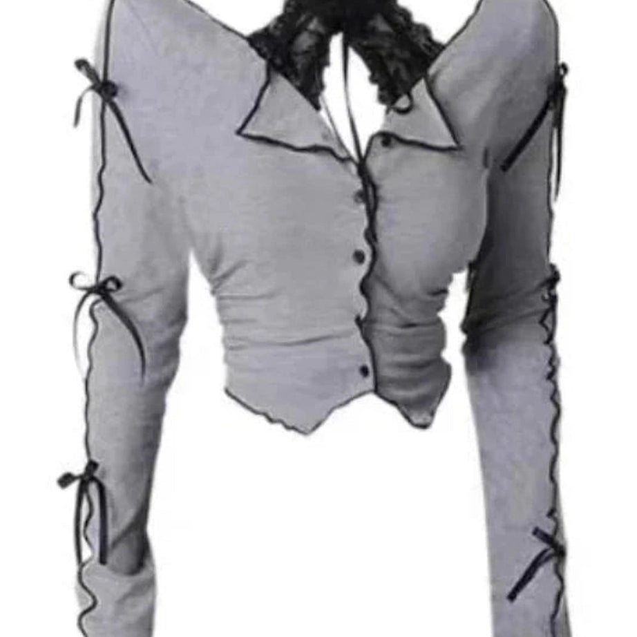 Y2k Top + Skirt Two-Piece Set