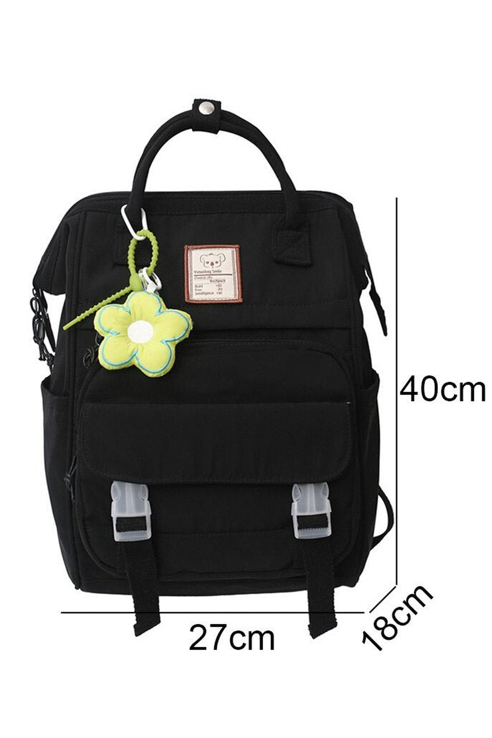 Y2k Yellow College Laptop Backpack