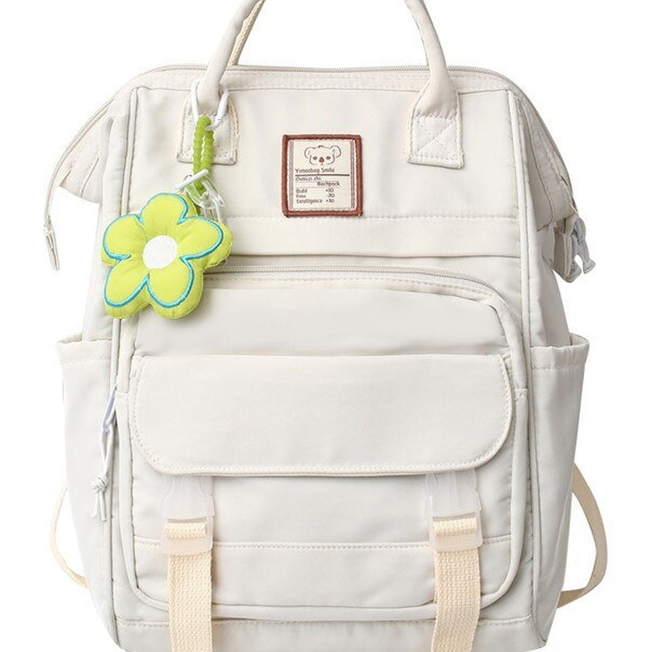 Y2k Yellow College Laptop Backpack