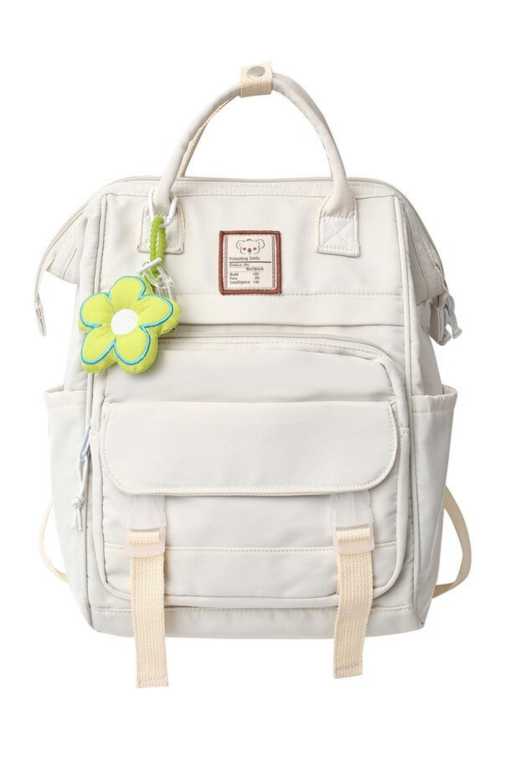 Y2k Yellow College Laptop Backpack