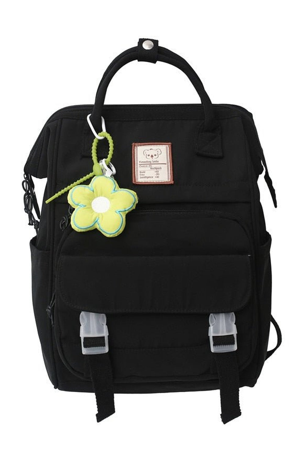 Y2k Yellow College Laptop Backpack