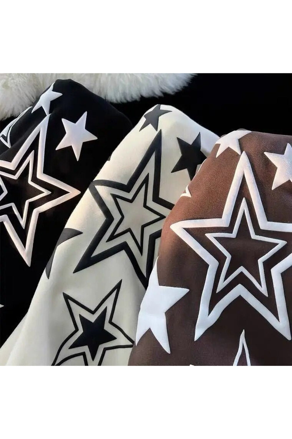 Y2k Zip-up Star Hoodie Jacket
