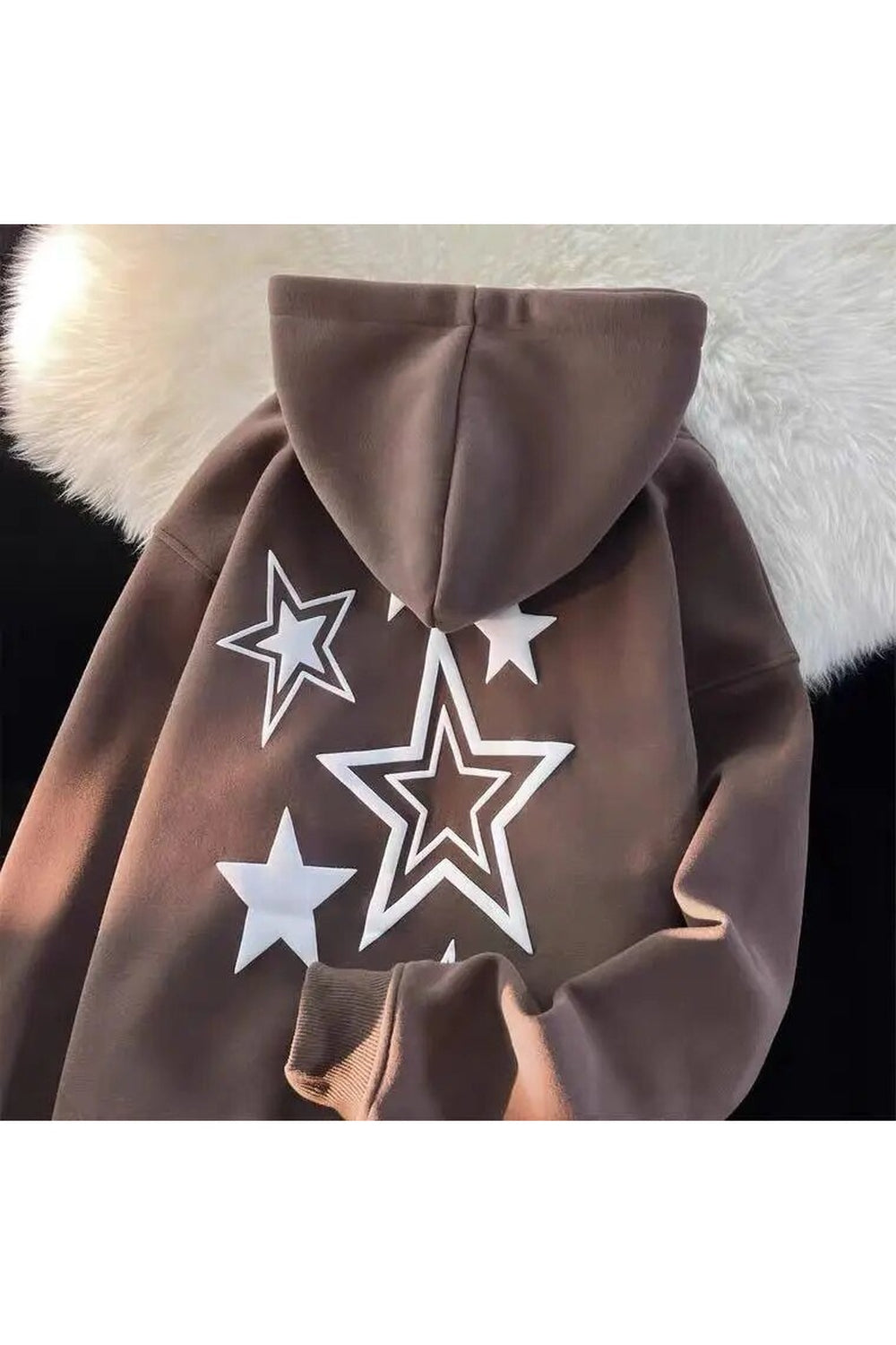 Y2k Zip-up Star Hoodie Jacket