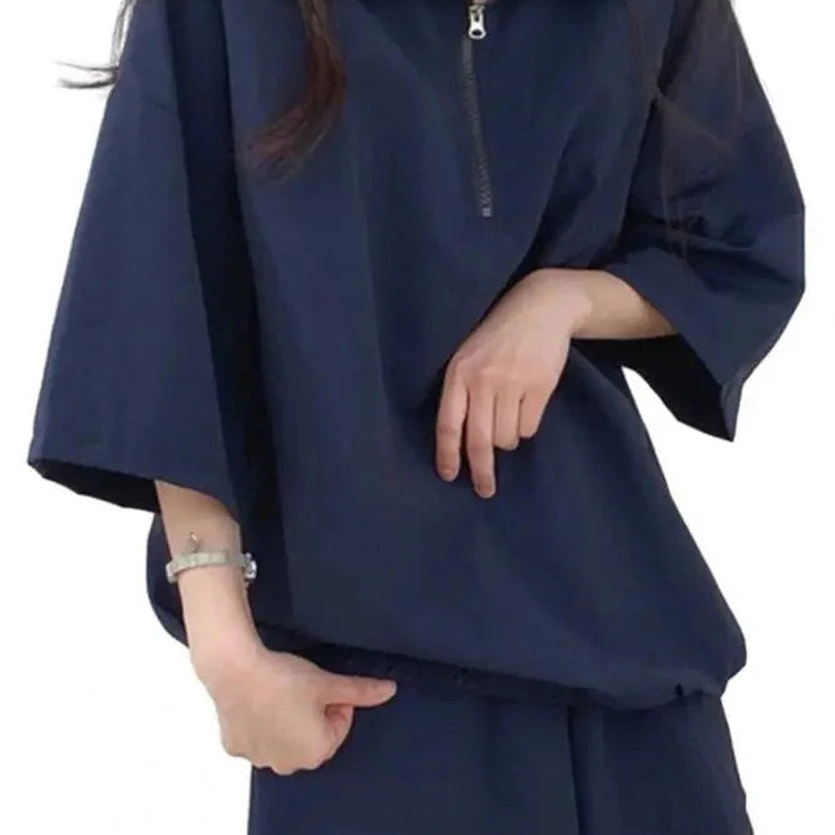 Y2k Zipper Tracksuit Set