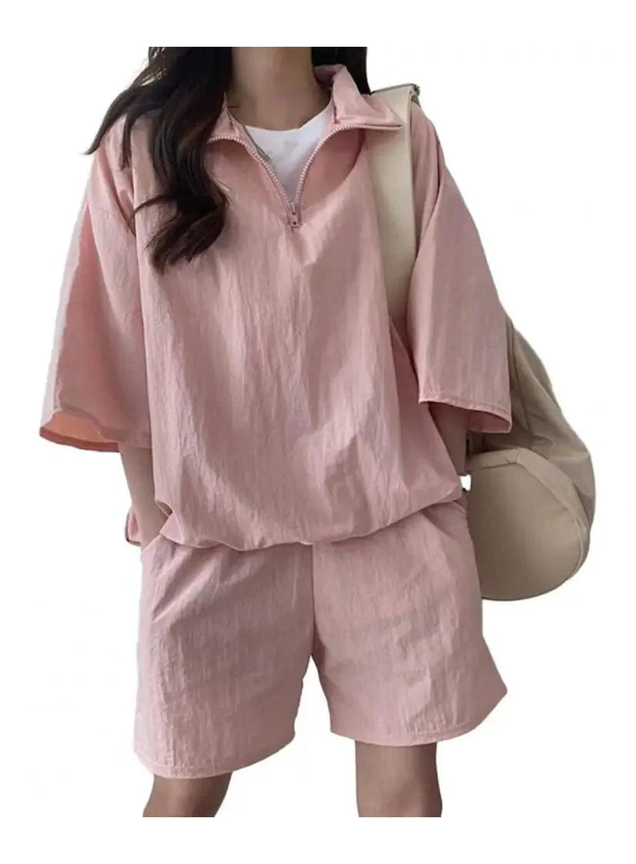 Y2k Zipper Tracksuit Set