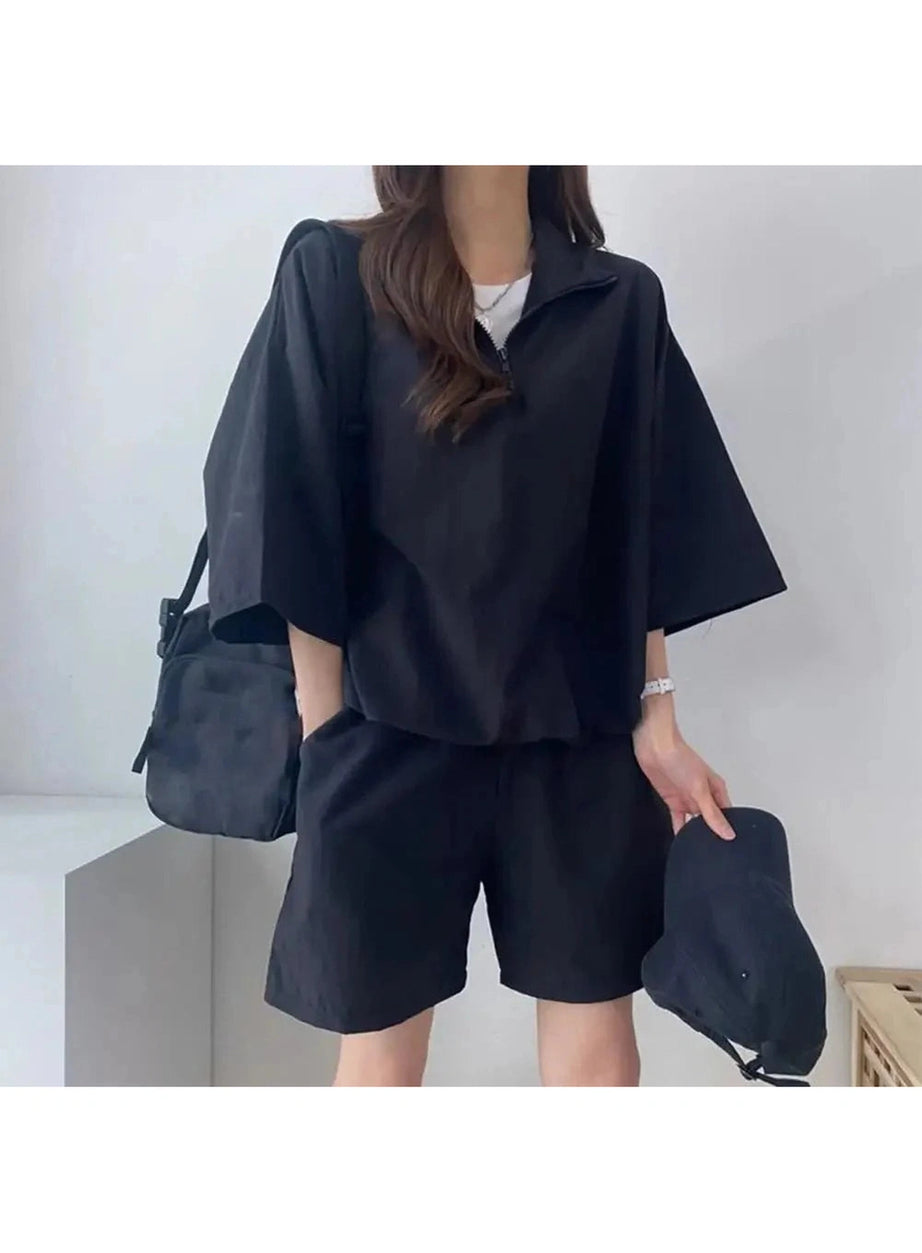 Y2k Zipper Tracksuit Set