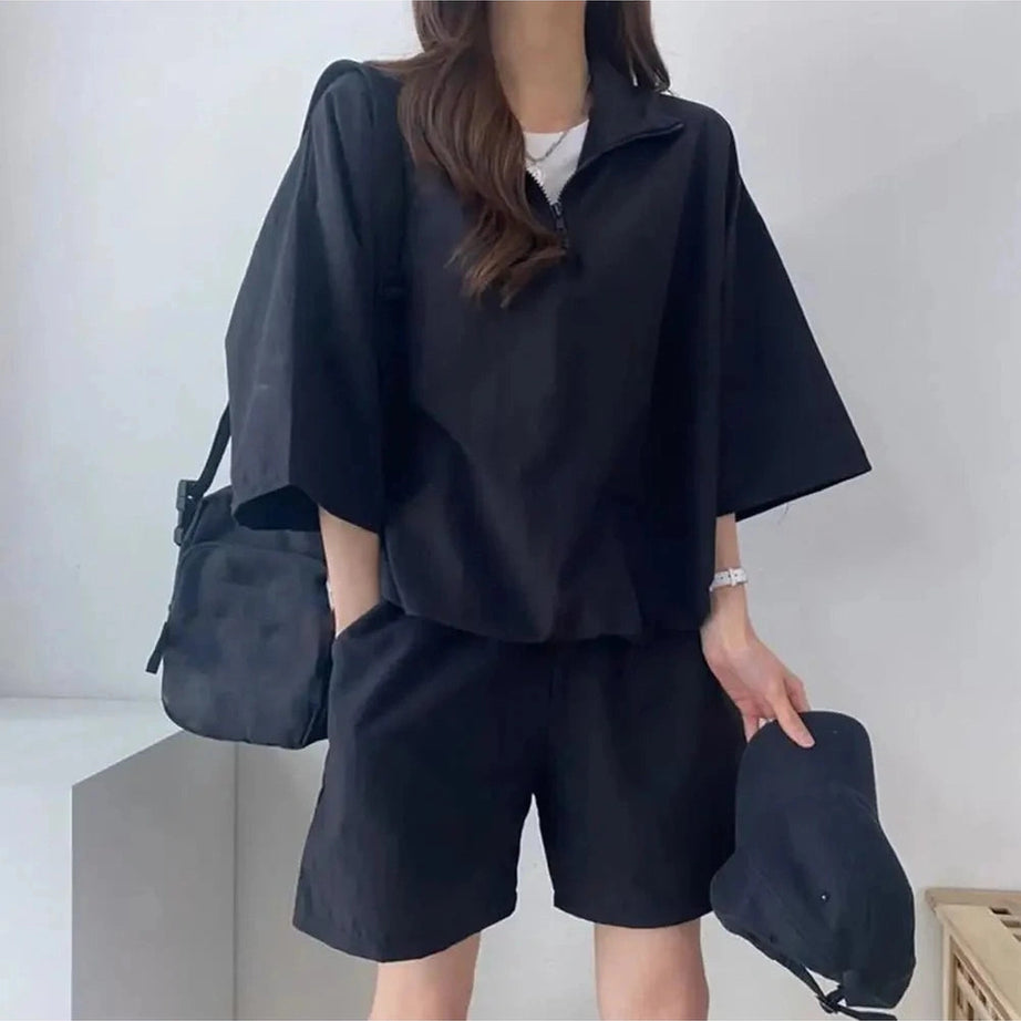 Y2k Zipper Tracksuit Set