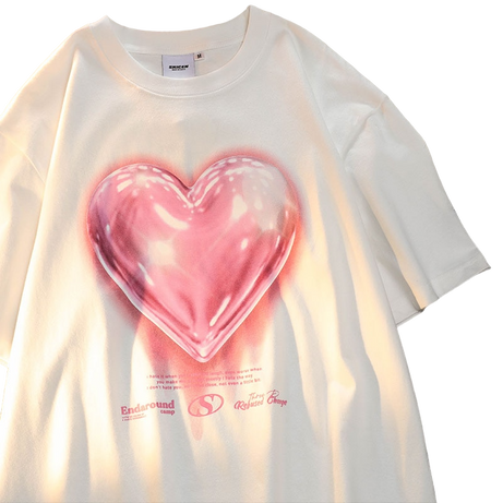 Y2k Bright Heart T-shirt