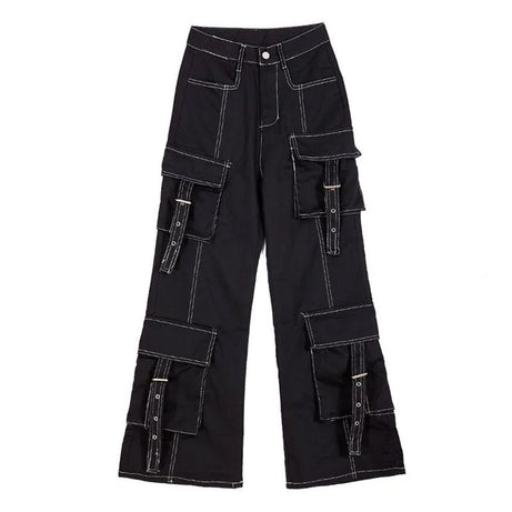 Y2k Style Multi Pocket Jeans