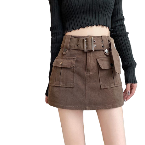 Y2K Streetwear Style Shorts Skirt